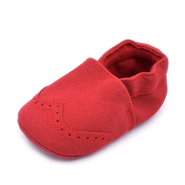 0-18M | Boys & Girls | Moccasins | Flock Leather