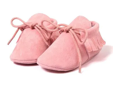 0-18M | Boys & Girls | Suede PU Leather Moccasins | Romirus Spring