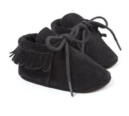 0-18M | Boys & Girls | Suede PU Leather Moccasins | Romirus Spring