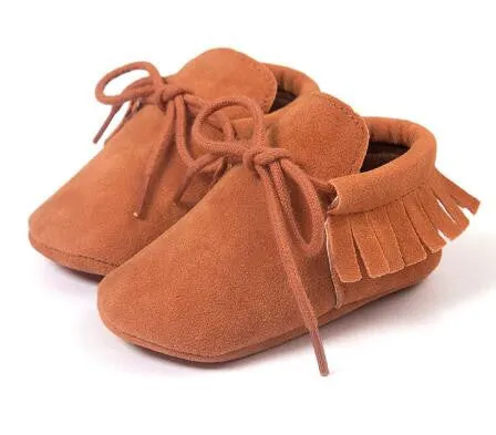 0-18M | Boys & Girls | Suede PU Leather Moccasins | Romirus Spring