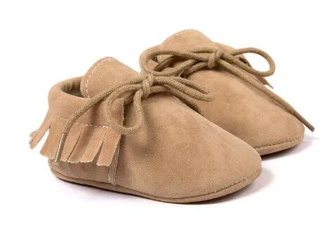 0-18M | Boys & Girls | Suede PU Leather Moccasins | Romirus Spring