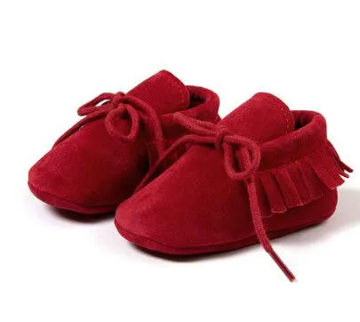 0-18M | Boys & Girls | Suede PU Leather Moccasins | Romirus Spring