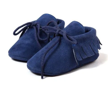 0-18M | Boys & Girls | Suede PU Leather Moccasins | Romirus Spring