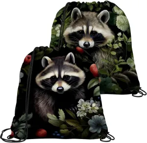 2 Pieces Bear Drawstring Backpack for Party Gym Sport Trip