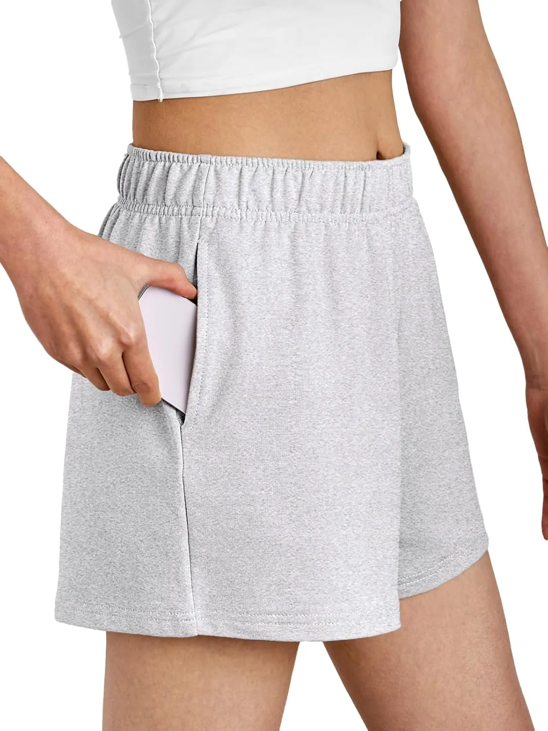 AUTOMET Womens Sweat Shorts Trendy Casual Athletic Running Summer Vacation Outfits Comfy 2025 Fashion Workout Clothing
