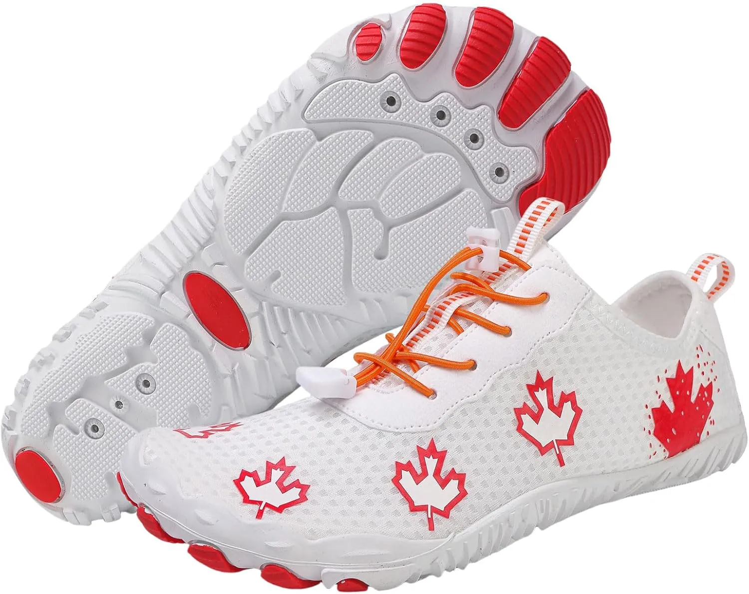 Barefoot Zero Drop Hiking Waterproof Shoes Women Grounded Waterproof Footwear for Women Breathable Non-Slip Athletic Footwear Wide Toe Water Shoes for Hiking Neuropathy Lightweight Walking Shoe
