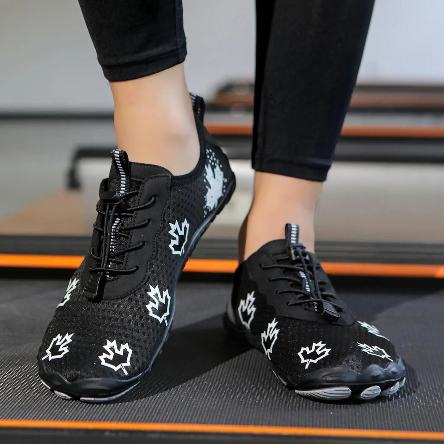 Barefoot Zero Drop Hiking Waterproof Shoes Women Grounded Waterproof Footwear for Women Breathable Non-Slip Athletic Footwear Wide Toe Water Shoes for Hiking Neuropathy Lightweight Walking Shoe