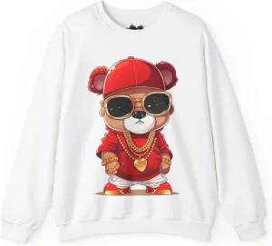 Bear Sweatshirt To Match Unisex Heavy Blend Crewneck Sweatshirt, Boyfriend Gift For Him, Dad Birthday Gift, Matching