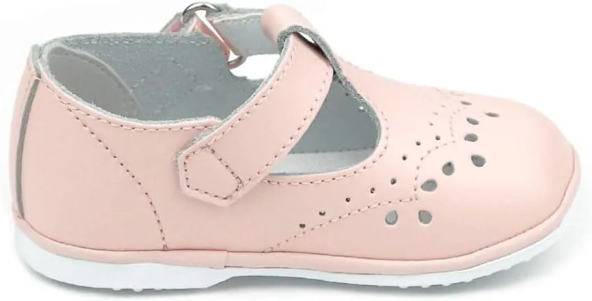 Birdie Leather T-Strap Stitched Mary Jane | Baby Shoes