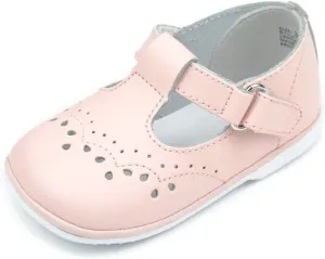 Birdie Leather T-Strap Stitched Mary Jane | Baby Shoes