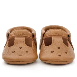 BirdRock Baby- mary jane baby moccasins | brown