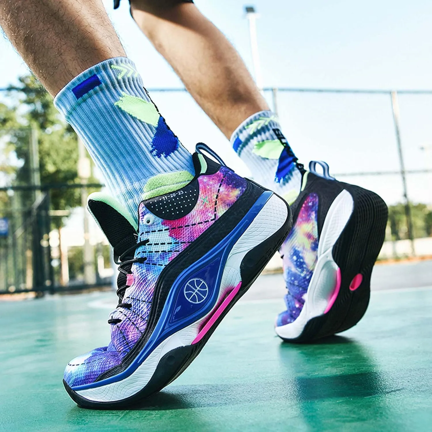 Breathable Cushioning Youth Basketball Shoes Couple Fashion Sports Basketball Shoes