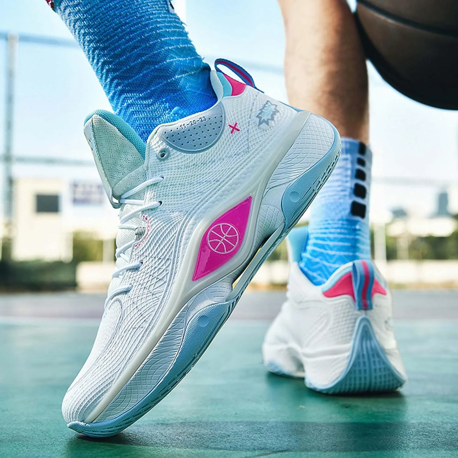 Breathable Cushioning Youth Basketball Shoes Couple Fashion Sports Basketball Shoes