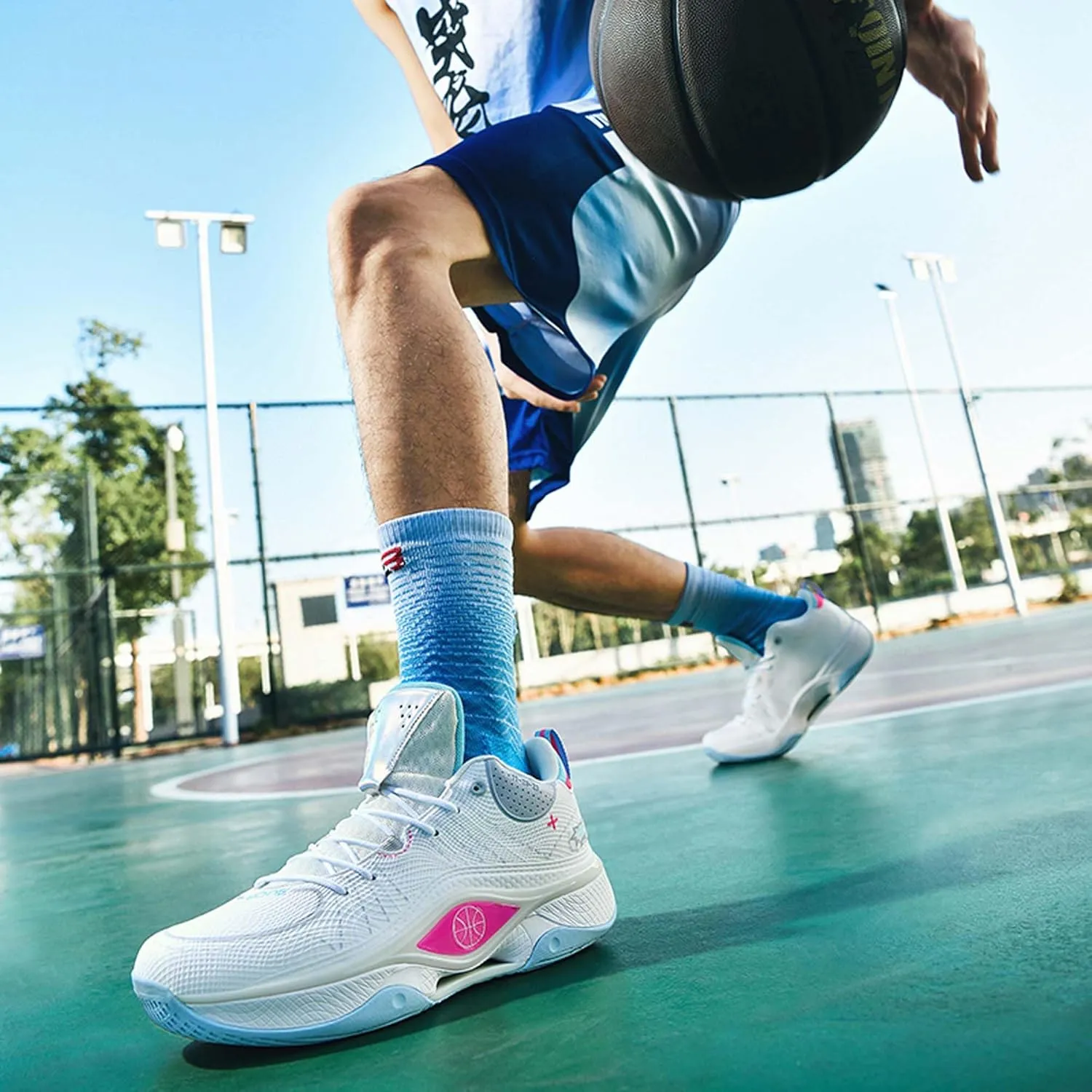 Breathable Cushioning Youth Basketball Shoes Couple Fashion Sports Basketball Shoes