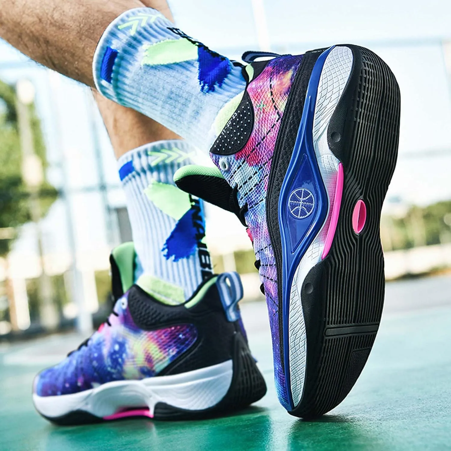 Breathable Cushioning Youth Basketball Shoes Couple Fashion Sports Basketball Shoes