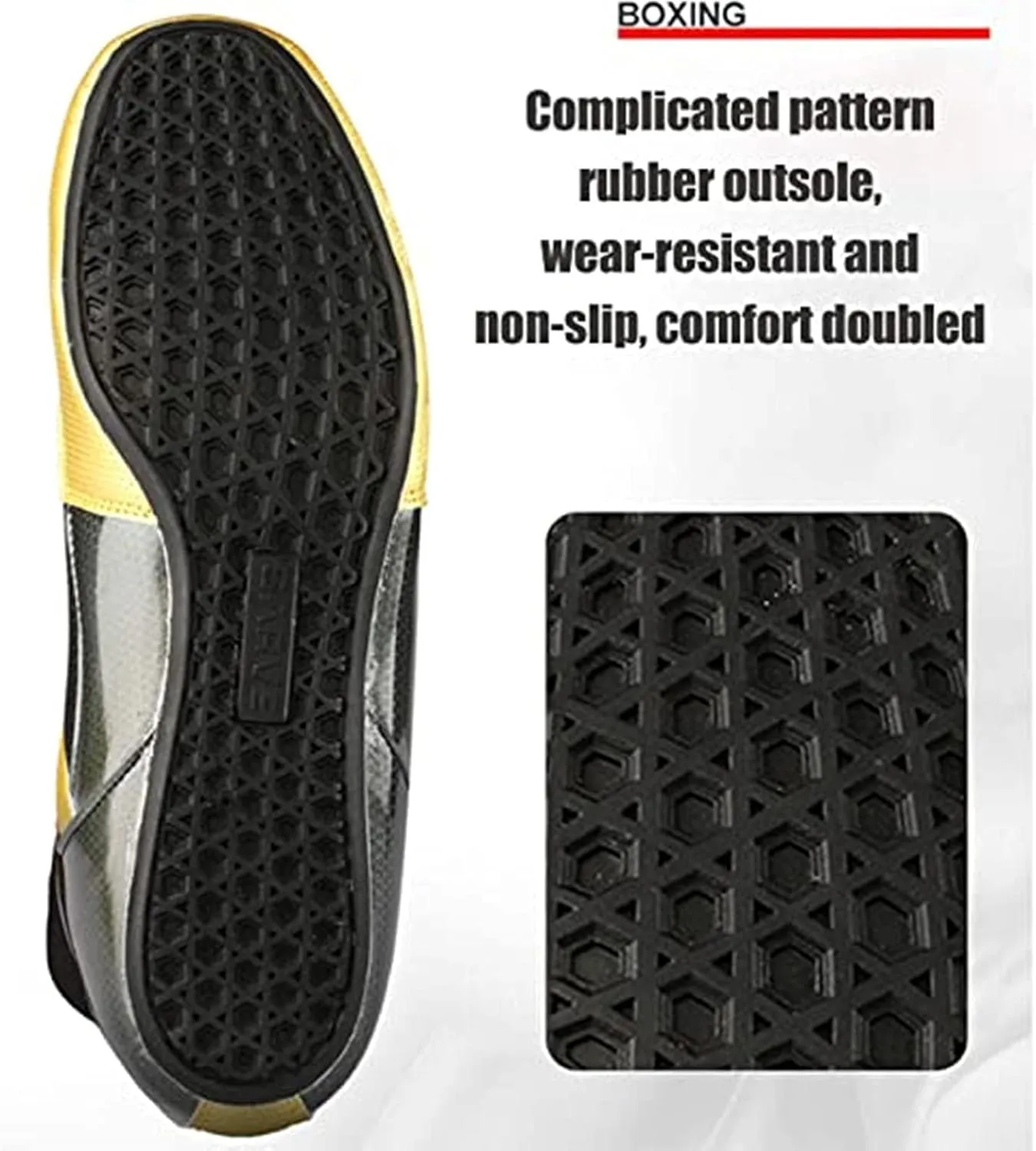 Breathable Men's High Top Wrestling Boxing Shoes High Traction Combat Speed Boxing Boots Non-Slip Fighting Training Competition Sports Shoes Men's Athletic Casual Shoes Gym Boots
