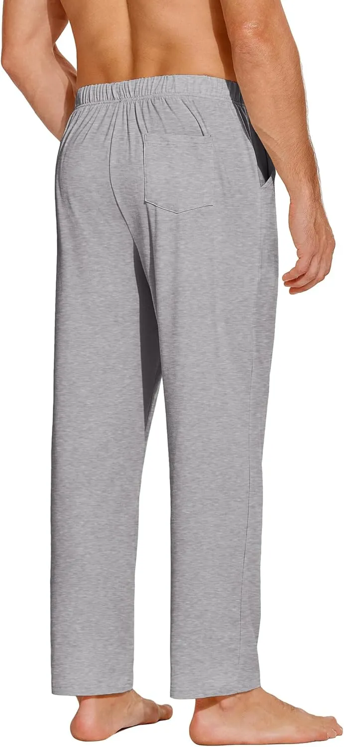 COOFANDY Mens Yoga Sweatpants Casual Open Bottom Pants Lightweight Jogger Track Pants with Pockets