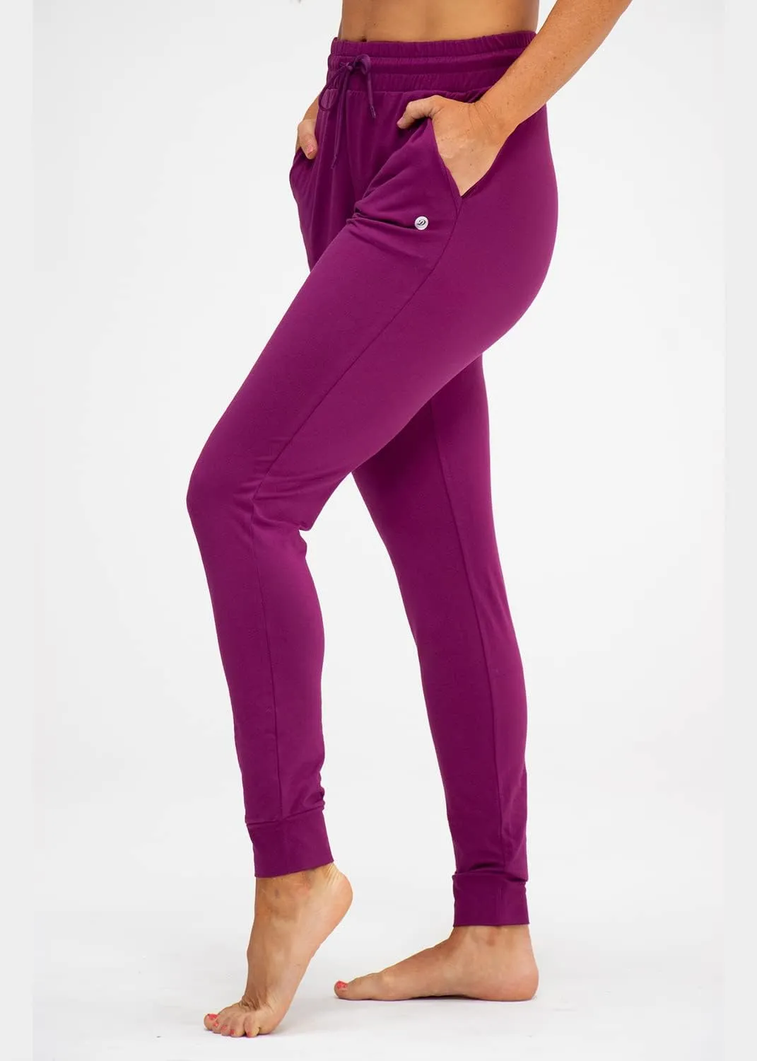DEVOPS Women's Yoga Jogger Pants with Side Pocket Sweatpants