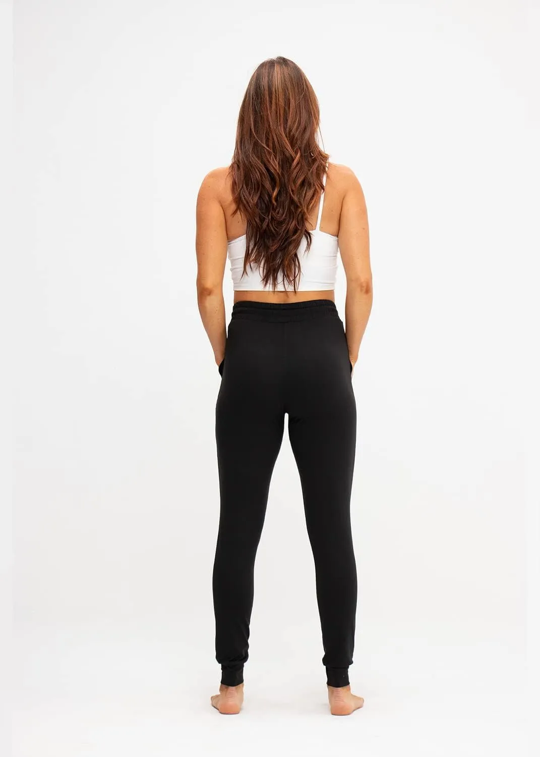 DEVOPS Women's Yoga Jogger Pants with Side Pocket Sweatpants