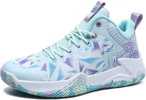 DHAEY Basketball Shoes Men??s Shoes Running Shoes Fashion Sneakers Breathable Shoes Training Shoes Casual Shoes Breathable Shoes (Color : A, Size : 10 Women/8.5 Men)