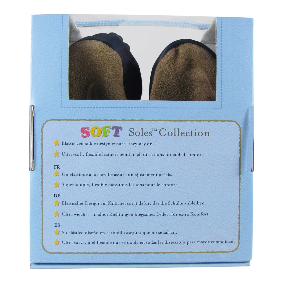 Dylan the Dino Soft Soles 6-12 months - Navy (Robeez)