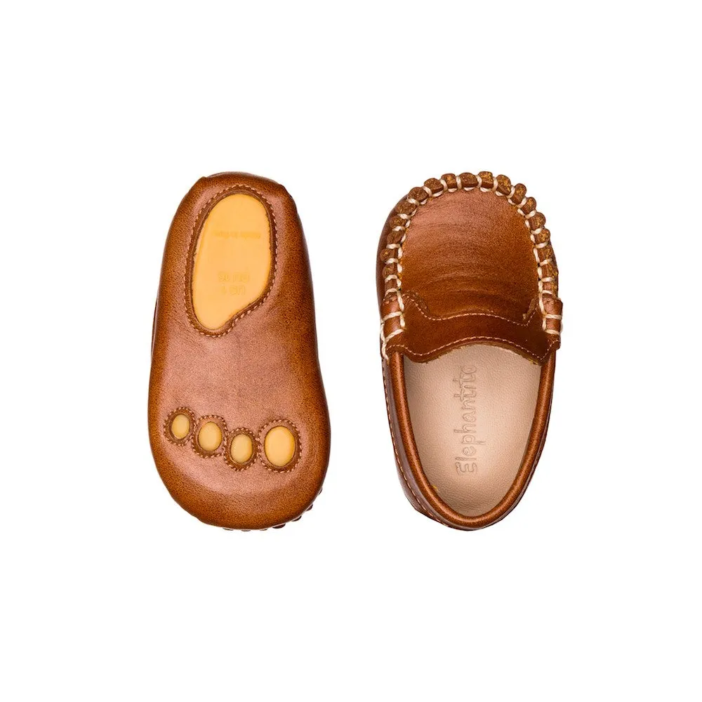 Elephantito Baby Boys Shoes - Moccasins - Natural