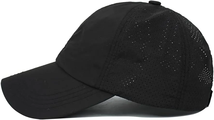 FASHIXD Ponytail Baseball Cap for Women Mesh Quick Dry Baseball Hat with Ponytail Hole