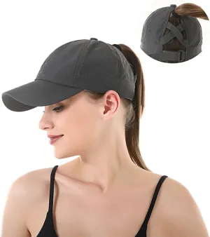 FASHIXD Ponytail Baseball Cap for Women Mesh Quick Dry Baseball Hat with Ponytail Hole