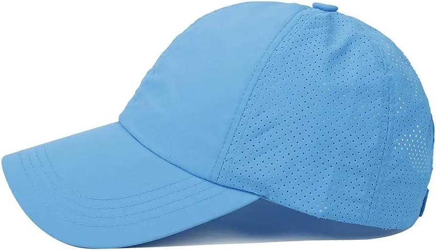 FASHIXD Ponytail Baseball Cap for Women Mesh Quick Dry Baseball Hat with Ponytail Hole