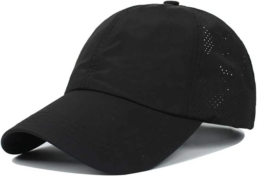 FASHIXD Ponytail Baseball Cap for Women Mesh Quick Dry Baseball Hat with Ponytail Hole