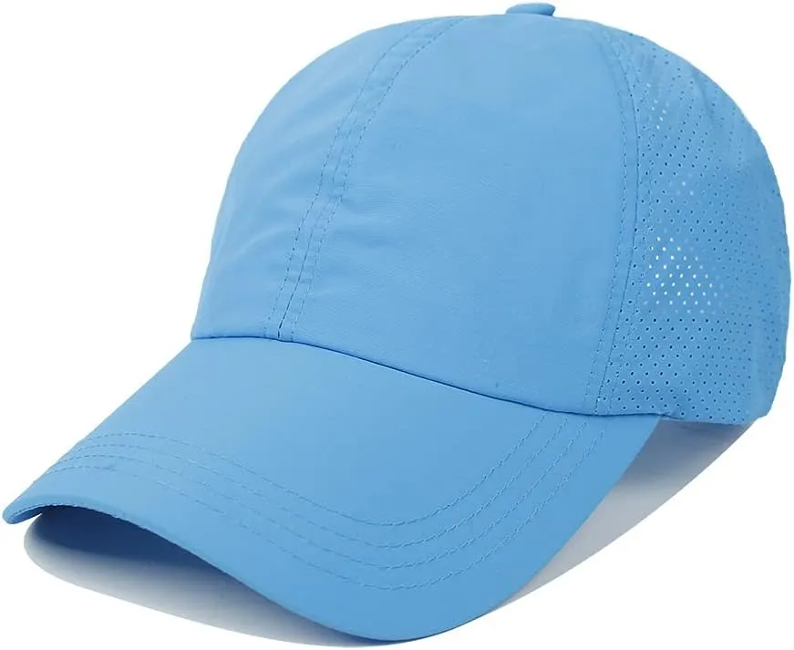 FASHIXD Ponytail Baseball Cap for Women Mesh Quick Dry Baseball Hat with Ponytail Hole