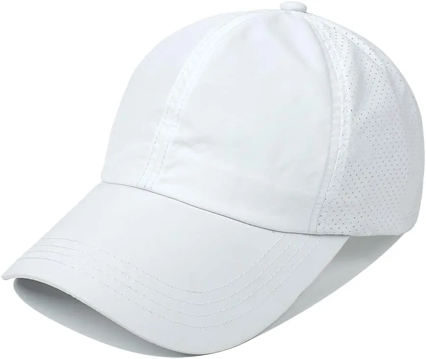 FASHIXD Ponytail Baseball Cap for Women Mesh Quick Dry Baseball Hat with Ponytail Hole