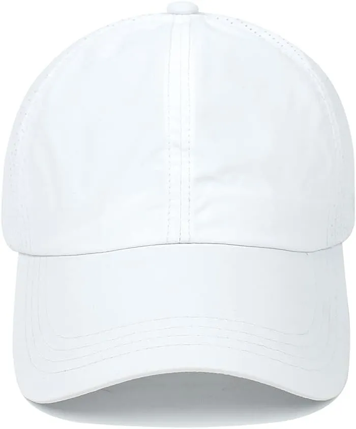 FASHIXD Ponytail Baseball Cap for Women Mesh Quick Dry Baseball Hat with Ponytail Hole