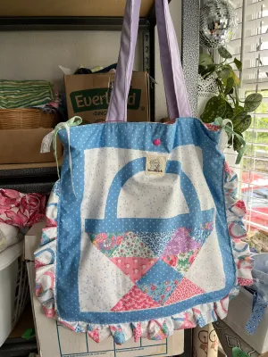 “Faux patchwork” Tote Bag