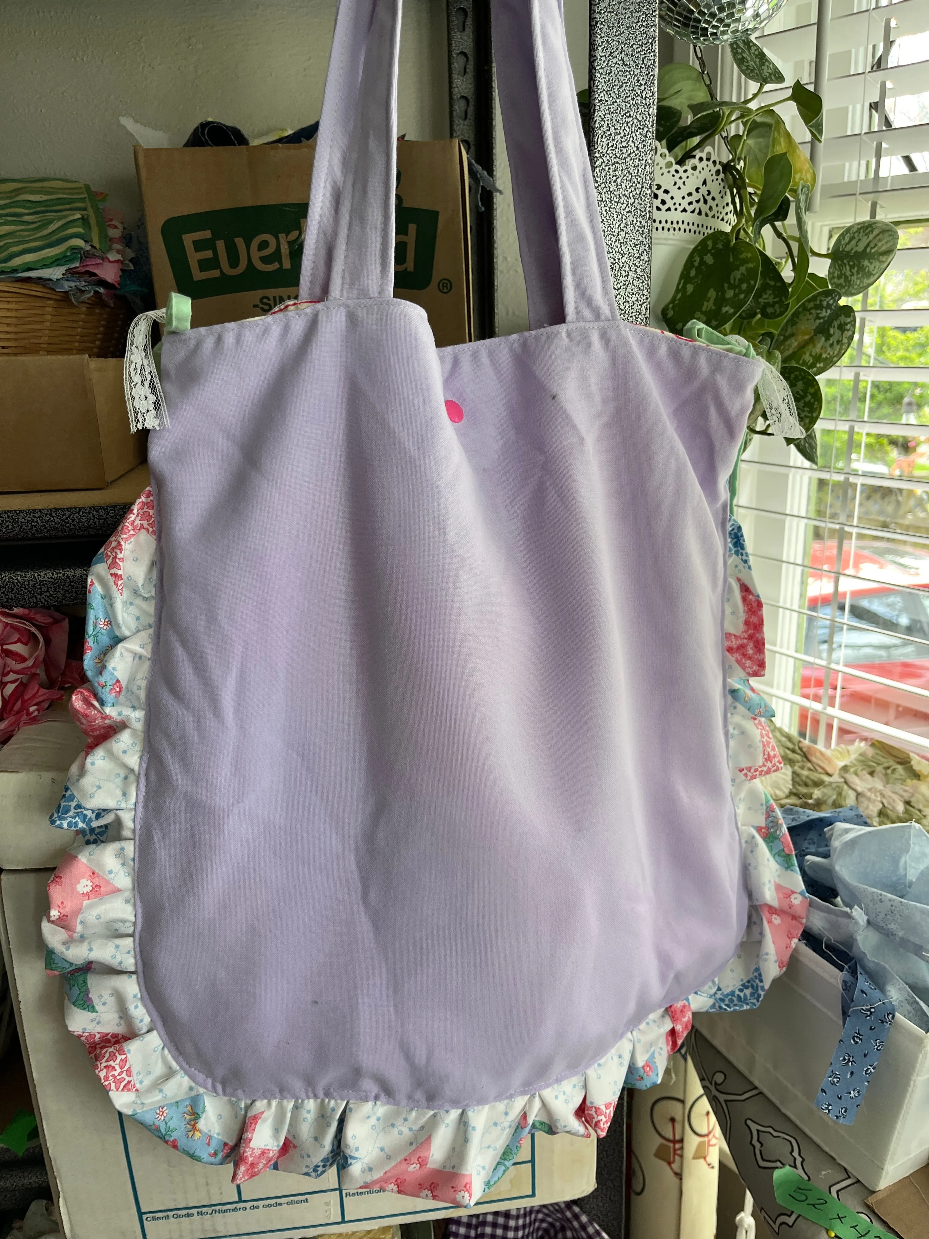 “Faux patchwork” Tote Bag