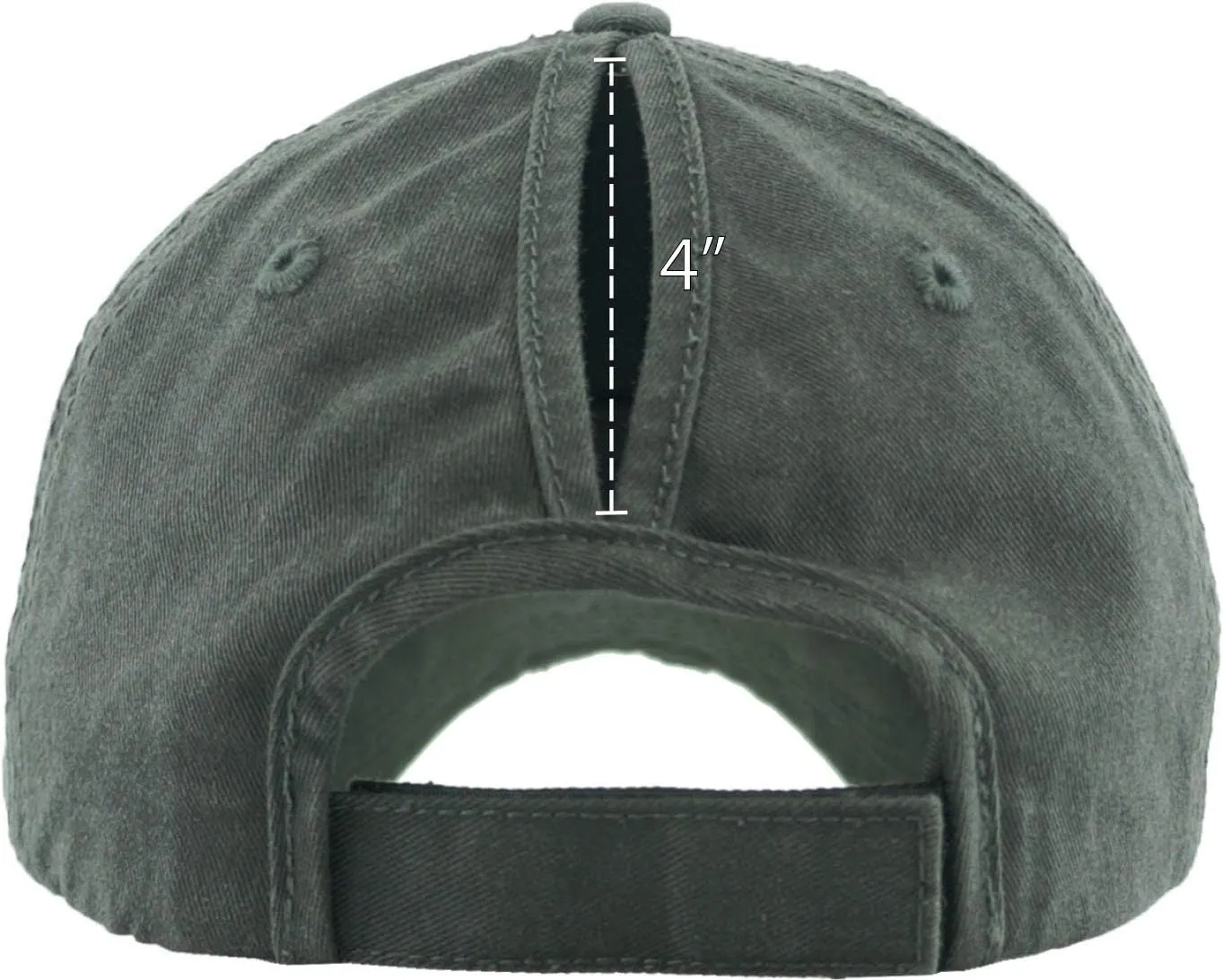 Funky Junque Distressed Ponytail Trucker Hat - Women's Baseball Cap - Solid, Tie Dye, Camo, Value Packs
