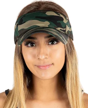 Funky Junque Women's Ponytail Baseball Cap - Adjustable Athletic Visor Hat with High Messy Bun Opening