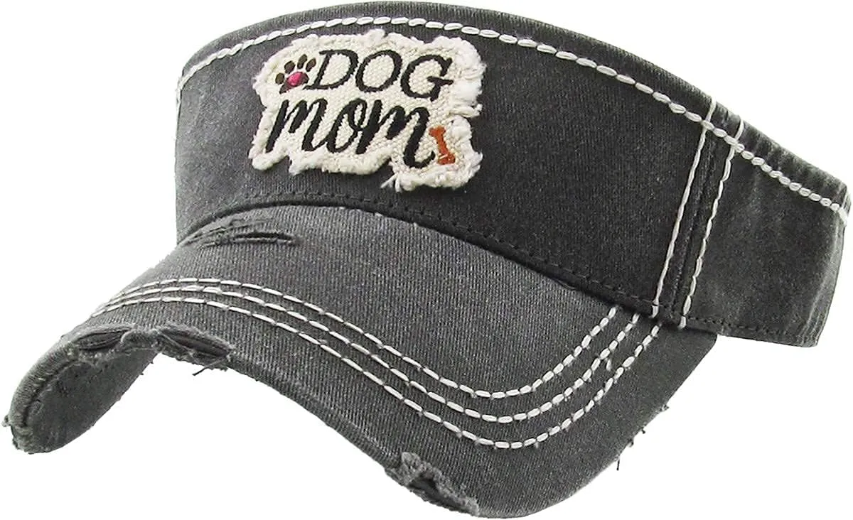 Funky Junque Women's Ponytail Baseball Cap - Adjustable Athletic Visor Hat with High Messy Bun Opening