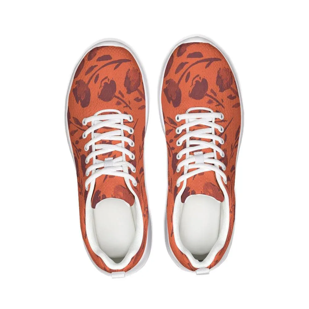 FYD Sporty Sneakers in orange floral