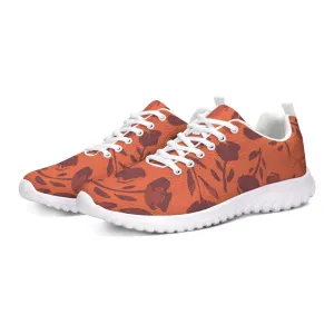 FYD Sporty Sneakers in orange floral