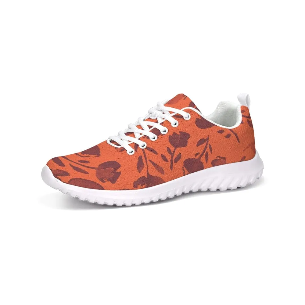 FYD Sporty Sneakers in orange floral