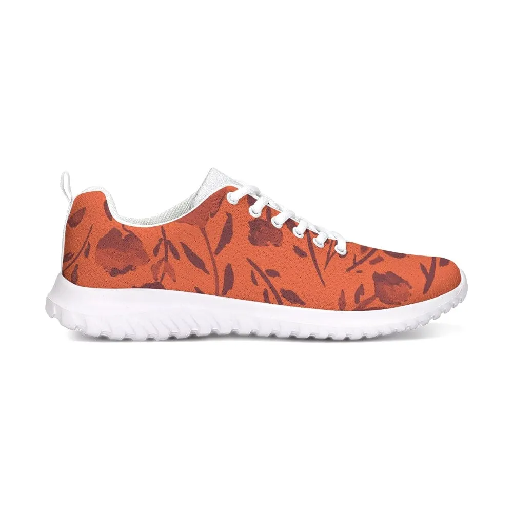 FYD Sporty Sneakers in orange floral