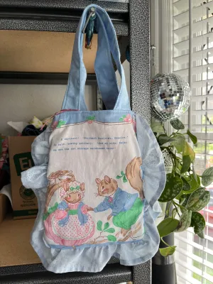 “Gentleman Squirrel” Mini tote bag