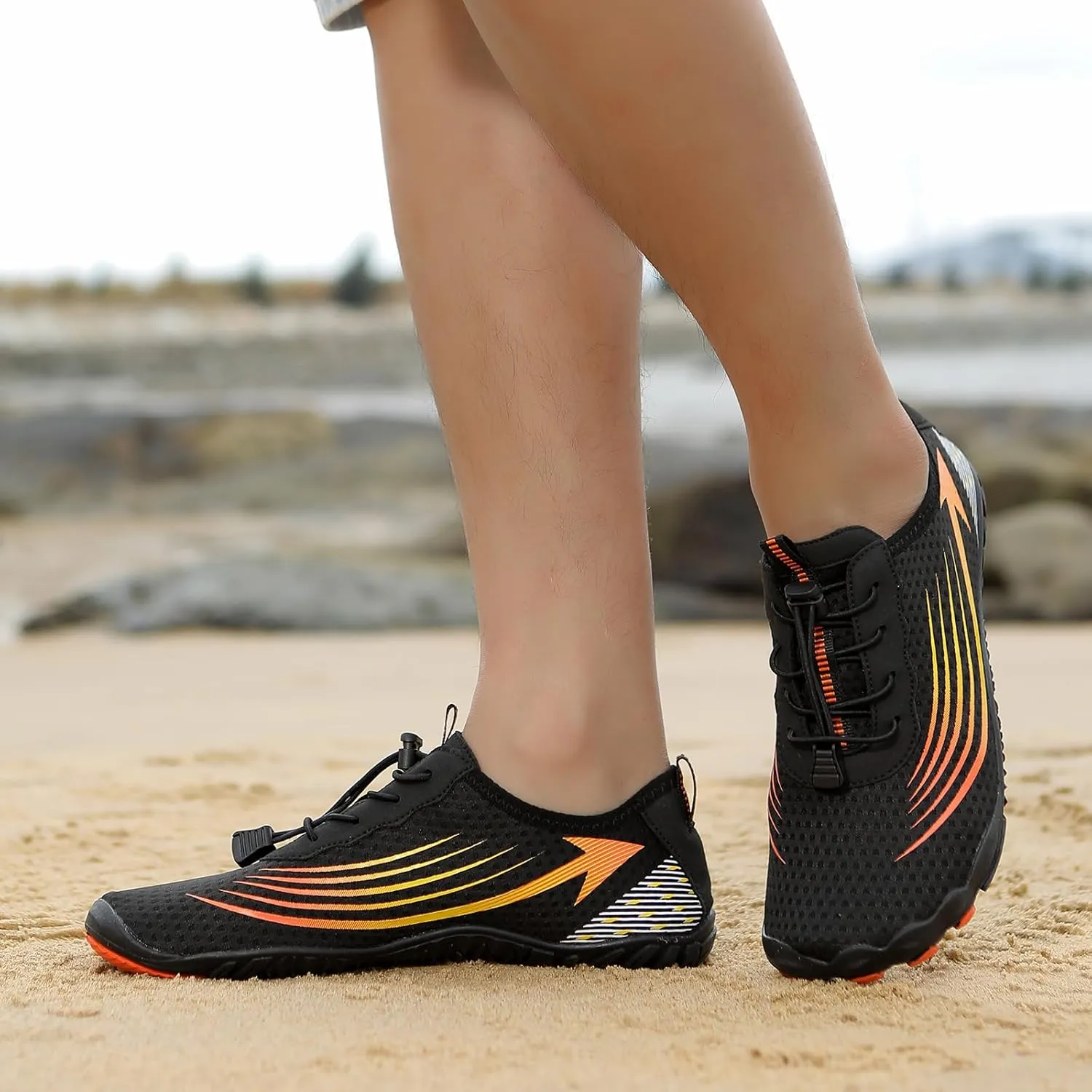 Hiking Shoes Women Waterproof Lightweight Hiking Barefoot Water Shoes Women Wide Feet Toe Box Quick Dry Aqua Swim Barefoot Shoe for Outdoor Fishing Breathable Lightweight Going Out Footwear