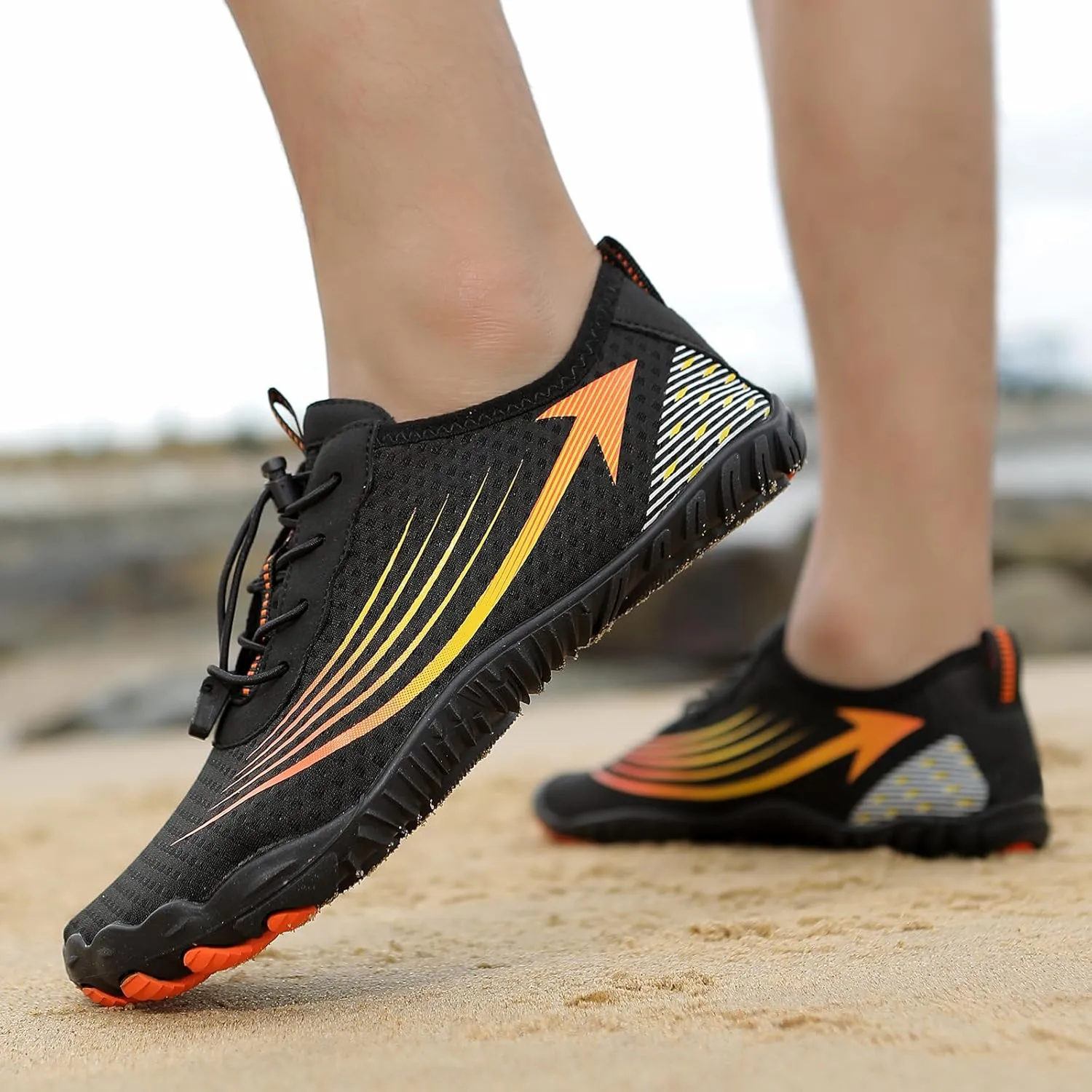 Hiking Shoes Women Waterproof Lightweight Hiking Barefoot Water Shoes Women Wide Feet Toe Box Quick Dry Aqua Swim Barefoot Shoe for Outdoor Fishing Breathable Lightweight Going Out Footwear