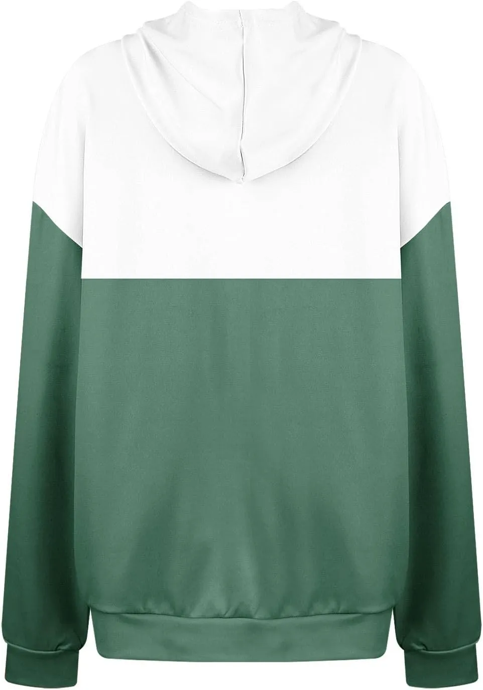 Hoodies for Women Casual Long Sleeve Color Block Tops Oversized Sweatshirts Cute Loose Fitted Pullover with Pockets