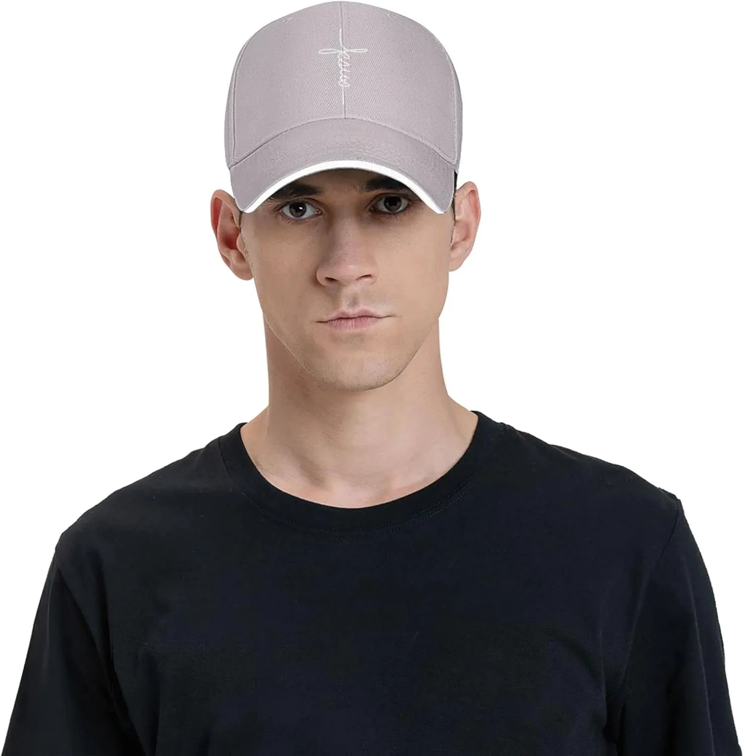 Jesus Cross Blessed Faith Christian Religious Gift Baseball Cap Men Ponytail Hat Women Sun Hat Trucker Hat Black