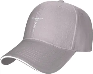 Jesus Cross Blessed Faith Christian Religious Gift Baseball Cap Men Ponytail Hat Women Sun Hat Trucker Hat Black