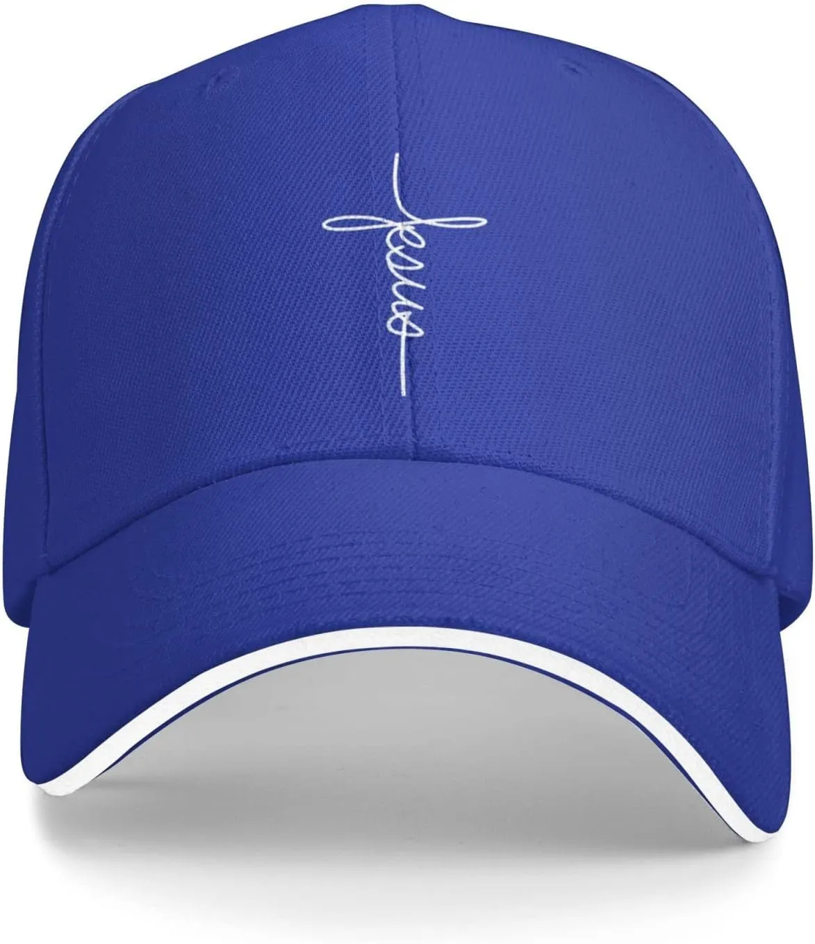 Jesus Cross Blessed Faith Christian Religious Gift Baseball Cap Men Ponytail Hat Women Sun Hat Trucker Hat Black