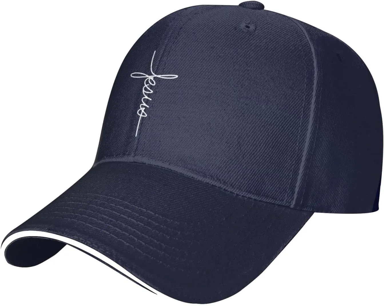 Jesus Cross Blessed Faith Christian Religious Gift Baseball Cap Men Ponytail Hat Women Sun Hat Trucker Hat Black